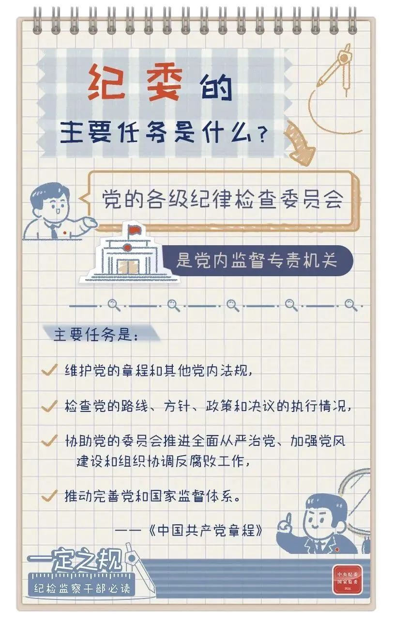 一定之规：纪委的主要任务是什么？